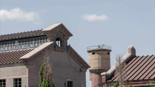 工厂旧厂房水塔