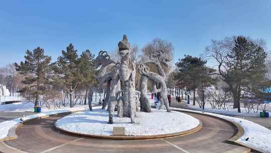 【最新4k】哈尔滨冬季城市宣传片