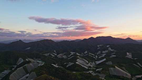 江西赣州赣南寻乌县脐橙种植基地航拍