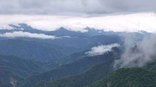 美丽中国河南伏牛山老界岭自然风光