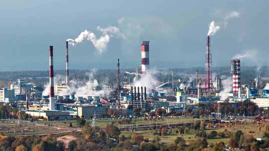 工业工厂烟雾污染烟雾废气排放