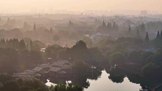 乌镇 江南水乡 西栅 古镇 游船 秋天