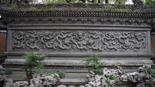 浙江普陀山法雨寺禅院建筑4K视频