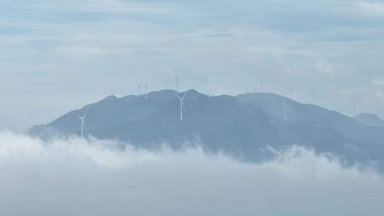 航拍福建福州闽清云溪漫谷山谷风光