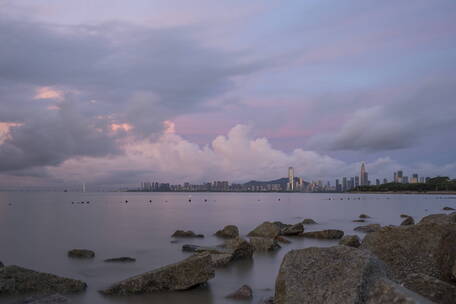 深圳湾日出