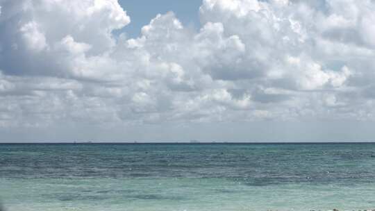 海天一线的海景