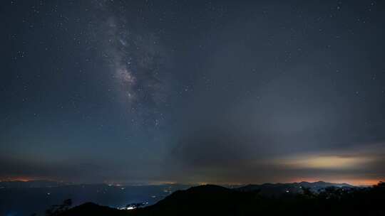 长沙 大围山森林公园 星空延时 银河 星空4K