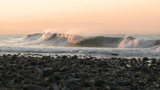 加州文图拉冲浪视频素材模板下载