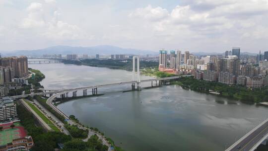 惠州合生大桥航拍合集视频素材模板下载
