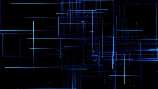 4K原创科技网络电路光线粒子
