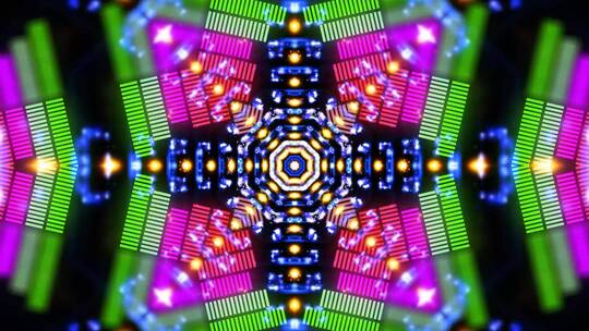 彩色音乐波普动态动感舞台背景 (7)