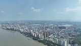 鄂州城市建筑风光航拍鄂州市鄂城区城市宣传高清在线视频素材下载