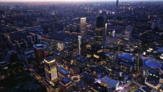 上海徐汇滨江西岸艺术中心CBD航拍