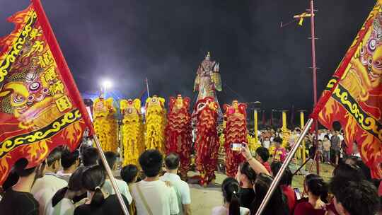 中国广东省汕尾市陆丰市曲清村孟兰胜会