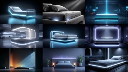 智享好眠 智慧床垫守护你的健康高清在线视频素材下载