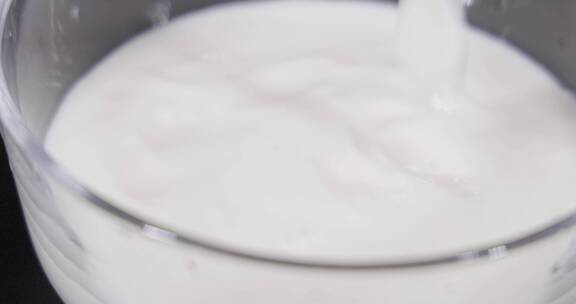 唯美液态丝滑酸奶健康诱人醇香水果 4k