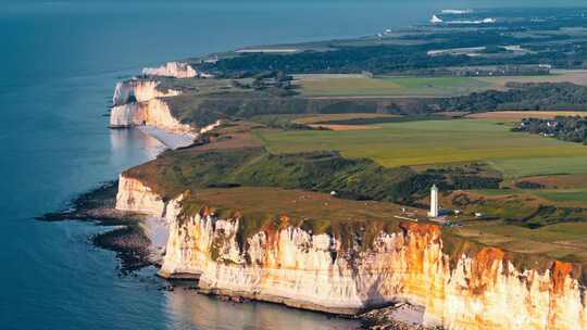 Etretat，诺曼底，海岸，海