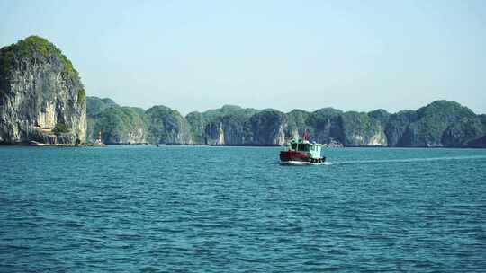 船，海洋，岛屿，海