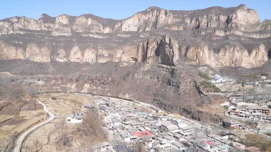 山村俯瞰全景