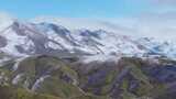 航拍青藏高原青海祁连山脉天境祁连雪山雪景高清在线视频素材下载