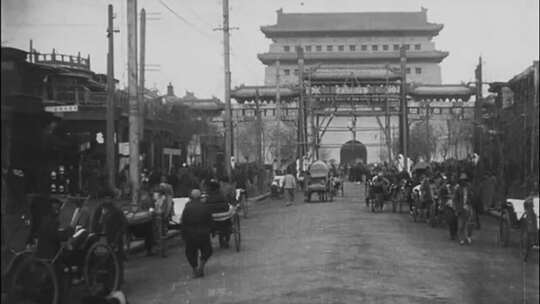 清朝末年北京城