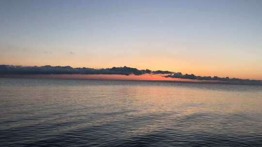 青海湖日出全过程