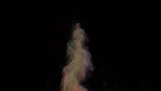 4k多彩粉尘粒子爆炸特效覆盖叠加视频素材20