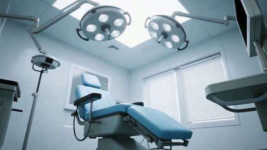 医院手术室内部场景