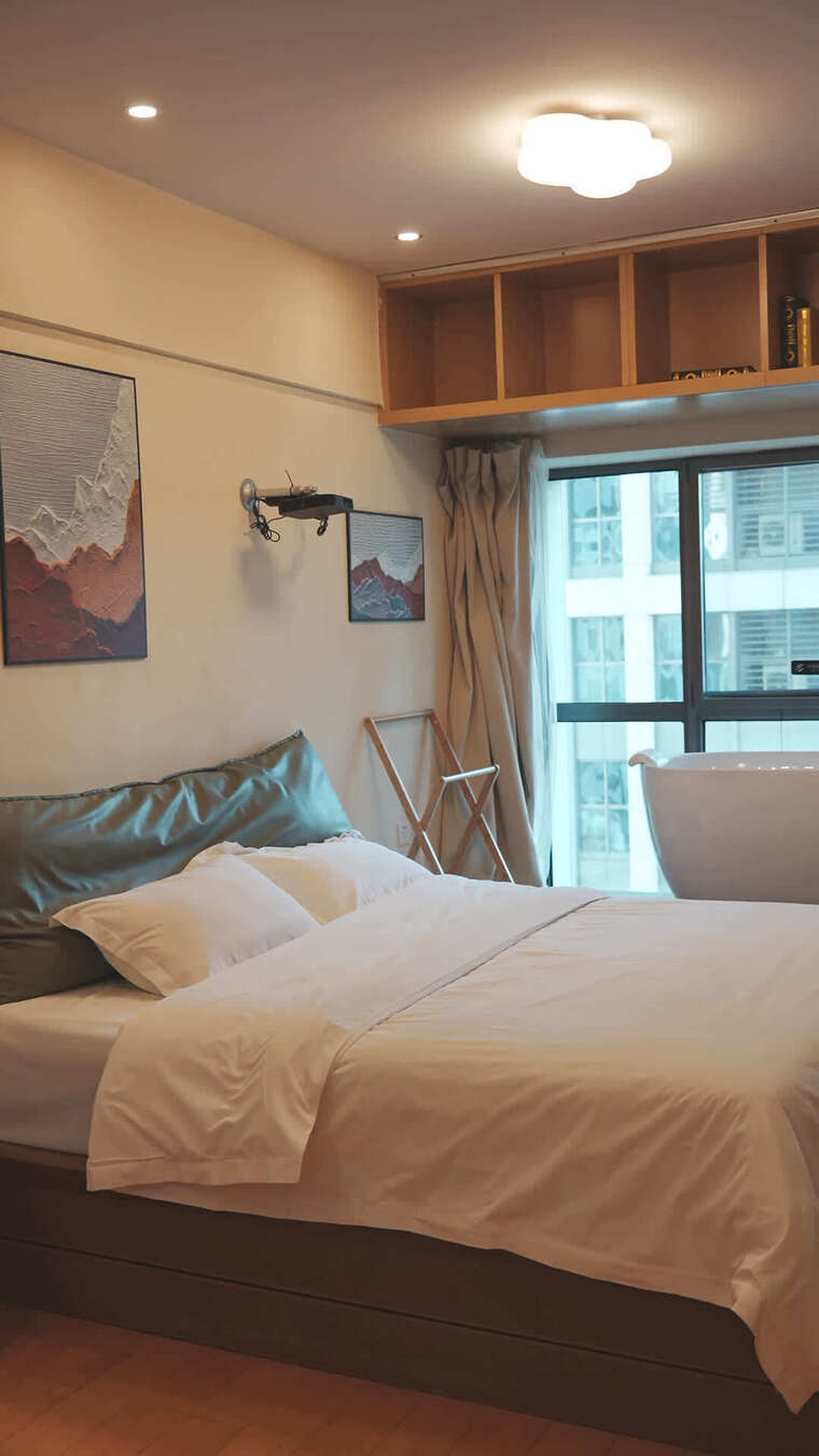 现代风格卧室室内场景