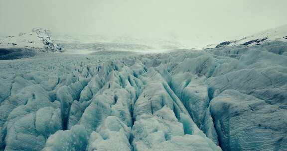 冰川航拍