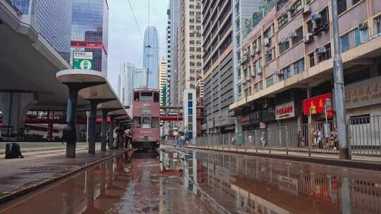 【正版素材】香港城市街道