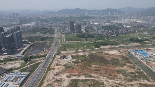 建设中的广州增城