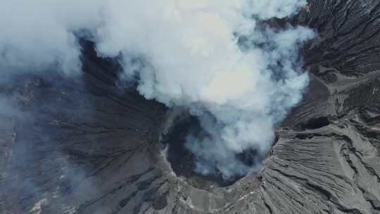 火山，布罗莫，印度尼西亚，蒸汽