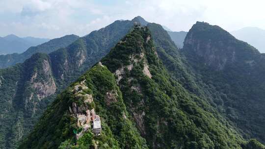 秦岭山脉自然风光航拍