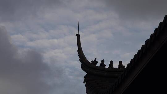 杭州飞来峰永福寺禅院风景