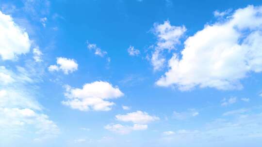 蓝天白云风景延时摄影视频素材