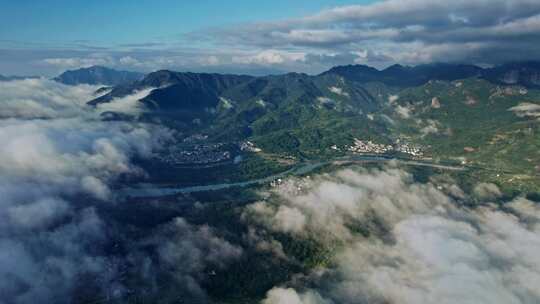 温州永嘉楠溪江狮子岩云海日出