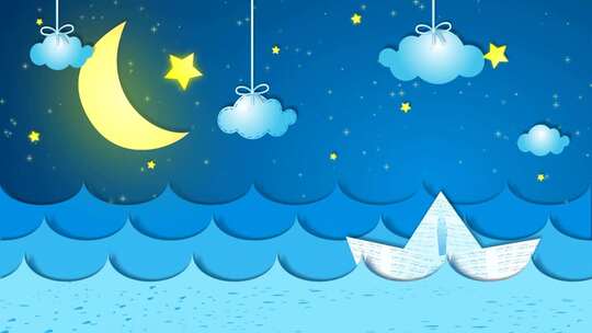 61儿童卡通梦幻背景素材