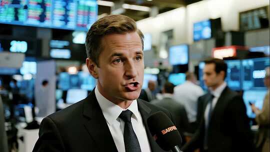 新闻主播媒体资讯行业视频