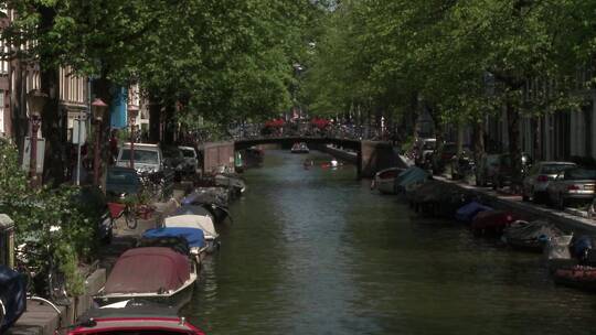 阿姆斯特丹城镇风景