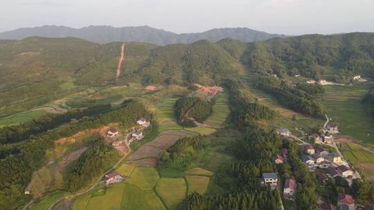 4K航拍连绵起伏丘陵山川