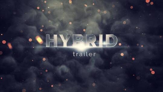 爆炸明亮整洁粒子文本过渡AE模板