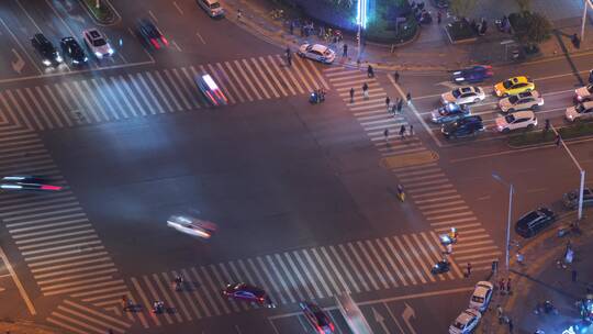 城市夜景车流-都市夜色合集