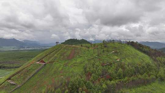 腾冲火山地热国家地质公园航拍