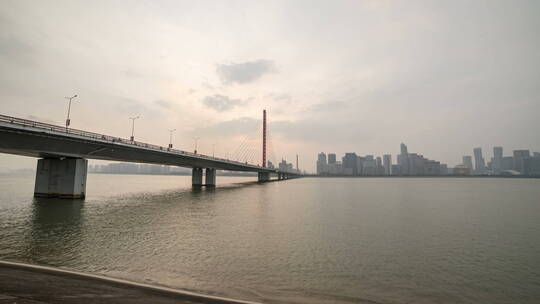 杭州复兴大桥延时摄影