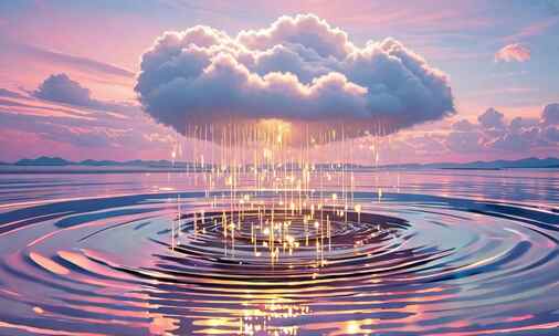 梦幻意境舞美LED大屏背景