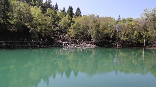 四川阿坝州茂县叠溪镇松坪沟景区芳草海