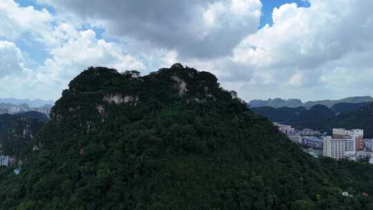 广西柳州马鞍山航拍