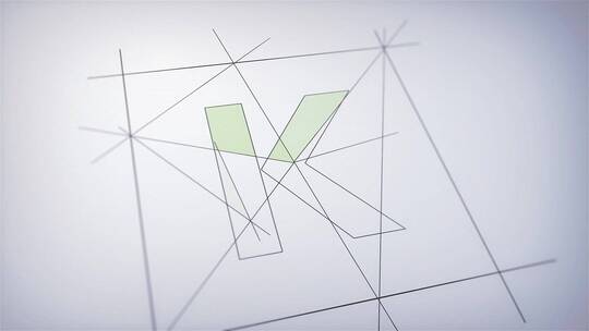 建筑师草图构建logo片头片尾演绎AE模板