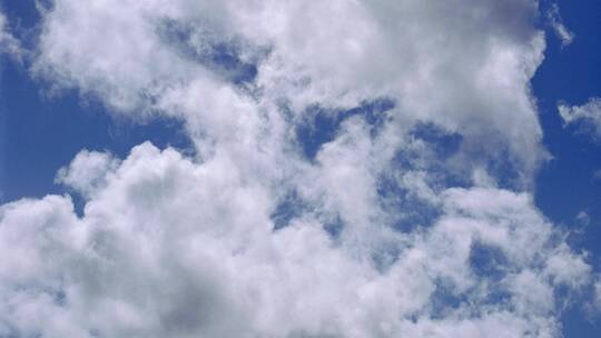六组晴朗的天空阳光蓝天白云实拍视频合集视频素材模板下载